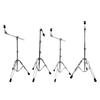 Dual-Use Drum Rack: Cymbal Stand with Diagonal Rod and Hanging Fork for Musical Instruments