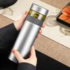 Titanium Thermos For Tea With Separation Tea Infuser Insulated Tea Bottle Titanium Vaccum Water Bottle For Tea Keep Cold And Hot
