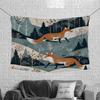 Fox Tapestry Wall Art Forest