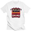 T-shirt Personalizzate Sam il Pompiere Uomo Cotone Puro Magliette Top T-shirt Maglietta Casual