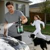 3L Hand Pump Foam Sprayer with 3 Types of Nozzle Hand Pneumatic Foam Cannon Snow Foam Car Wash Spray Bottle Car Window Cleaning
