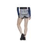 Adidas Originals Striped Embroidered Logo Elastic Waist Sports Casual Shorts Women Shorts Gray HB9423