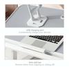 Household Portable Laptop Desk Bedside Adjustable Notebook Stand  Grey Foldable Lift Small Table