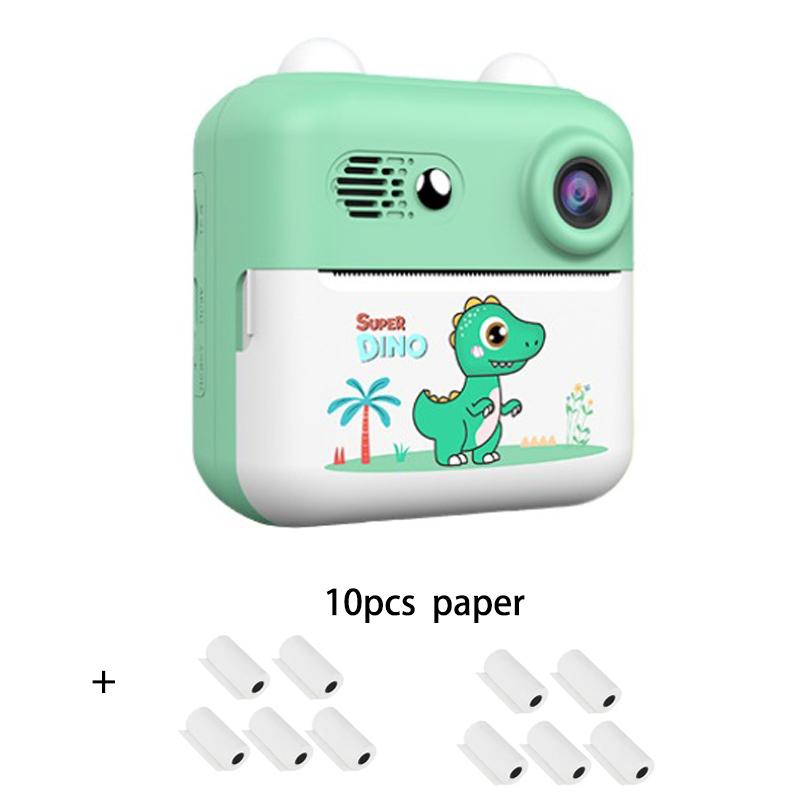 Fofo para Crianças Desenho Animado Câmera Impressora Térmica Portátil Crianças Instantânea Criança Câmera Mini Câmera Digital