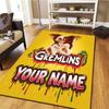 Gremlins Gizmo Custom Name Carpet Rug For Living Room Bedroom Home Sofa Decoration Kids Play Nonslip Floor Mat