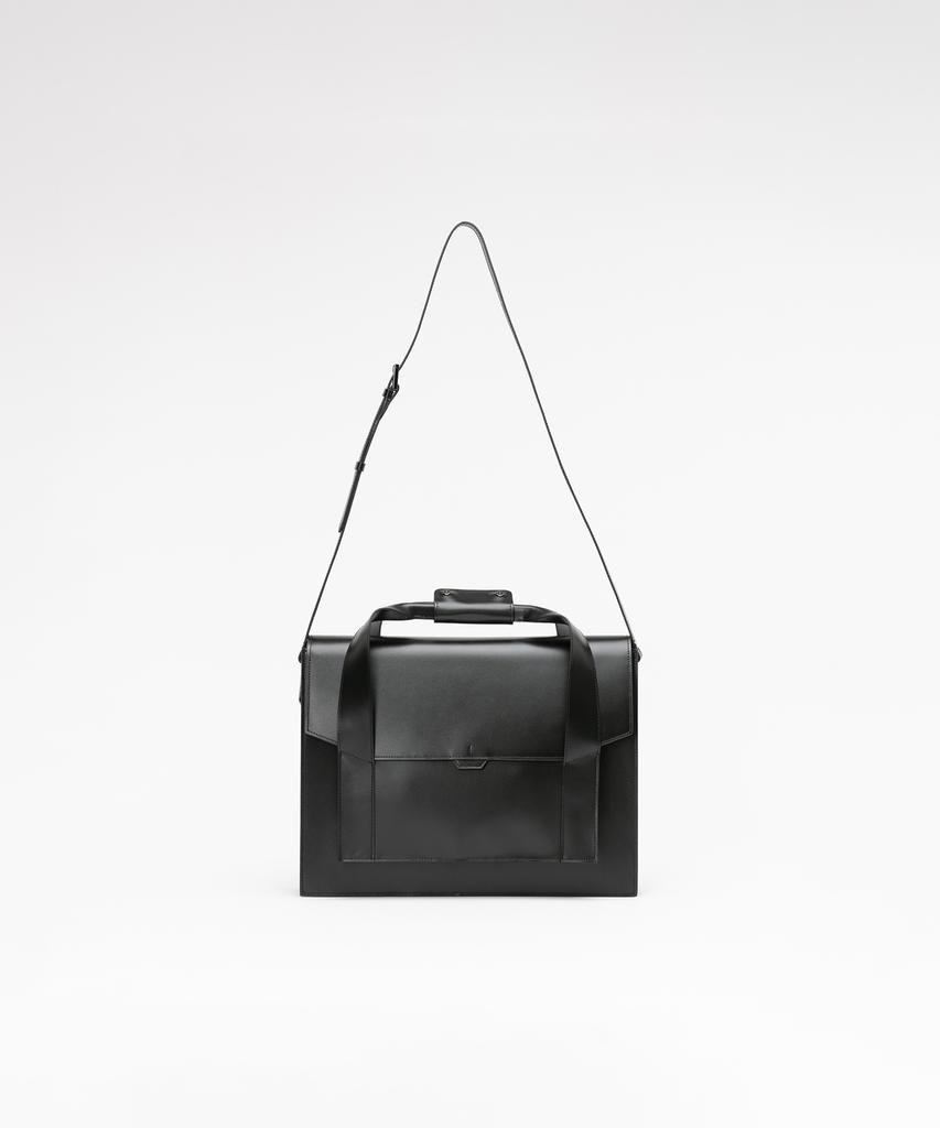 Bedford11Th Polygon Satchel Ceo Bag Black