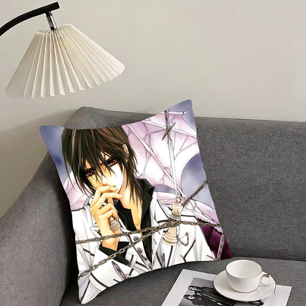 V-Vampire K-Knight Korean Comics Cushion Cover Pillowcase Ultra Soft Skin Friendly Fabric Cloud Like Comfort & Concealed Zipper