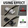 12 PCS Brake Line Holder Fuel Pipe Bracket Plastic Mount For BMW E30 Replace 1612177005