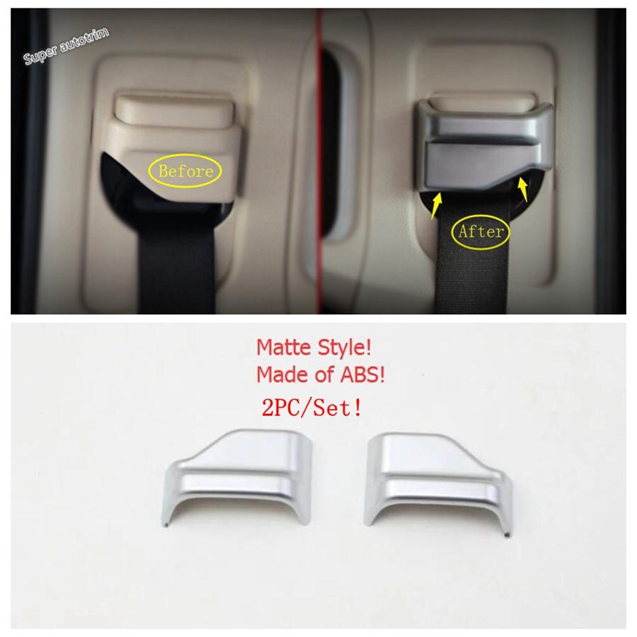 Matte Interior Refit Kit Safety Belt Buckle / Cup Holder / AC Vent Cover Trim For Mercedes-Benz V Class V260 W447 2014 - 2025