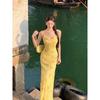 Elegant Floral Maxi Dress - Summer Sexy Beach Vacation Outfit