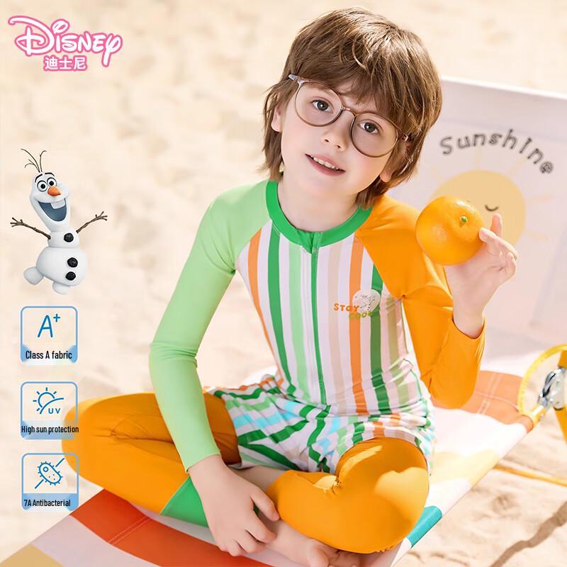 

Disney Boys Olaf Long Sleeve Rash Guard Swimsuit 130