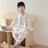 Cotton Baby Sleepsuit With Leg Separation Toddlers Lightweight Fall Pajamas Neutral Design