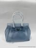 2026 Women's Waterproof TPU Jelly Handbag - Fashionable Lock Buckle Tote for Beach & Everyday Use
