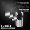 Wall Holder Sprayer Replacement Silver Stainless Steel Toilet
