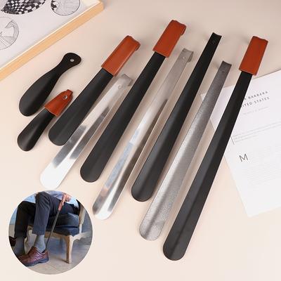16-52CM Metallschuhlöffel Professionell Langer Griff Schuhlöffel Schuhheber Flexibel Robust Rutschfeste Schuhzubehör Hauswerkzeuge