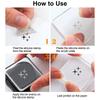 2Pcs 2 Styles Splodge PVC Clear Stamps for DIY Scrapbooking Photo Album Decorative Cards Making Stamp Sheets Mixed Shapes 160x110x3mm 1pc/style