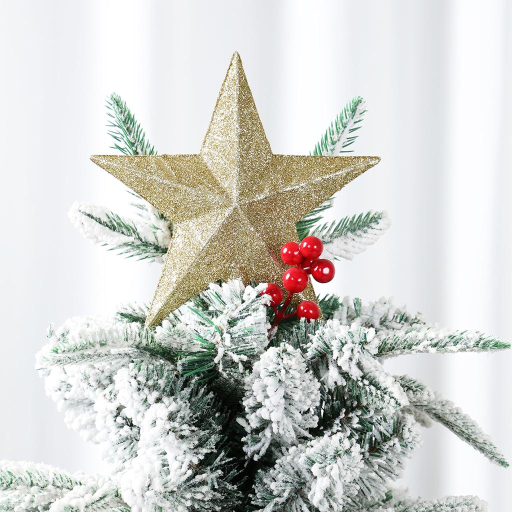 Christmas Tree Top Star Merry Christmas Decoration for Home 2026 Xmas Tree Star Ornaments Navidad Happy New Year Gift 2026