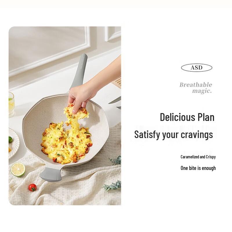 ASD 32cm Octagonal Non-stick Wok