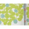 Quarter Report Float W46 x Reversible Made in Japan (Rieko Oka) Placemat, Green, Approx. H35cm, Cotton-Linen Fabric,