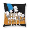 Homer In The Bushes Simpsons Pillowcase Soft Polyester Cushion Cover Gift Throw Pillow Case Cover Home Dropshipping 45*45Cm