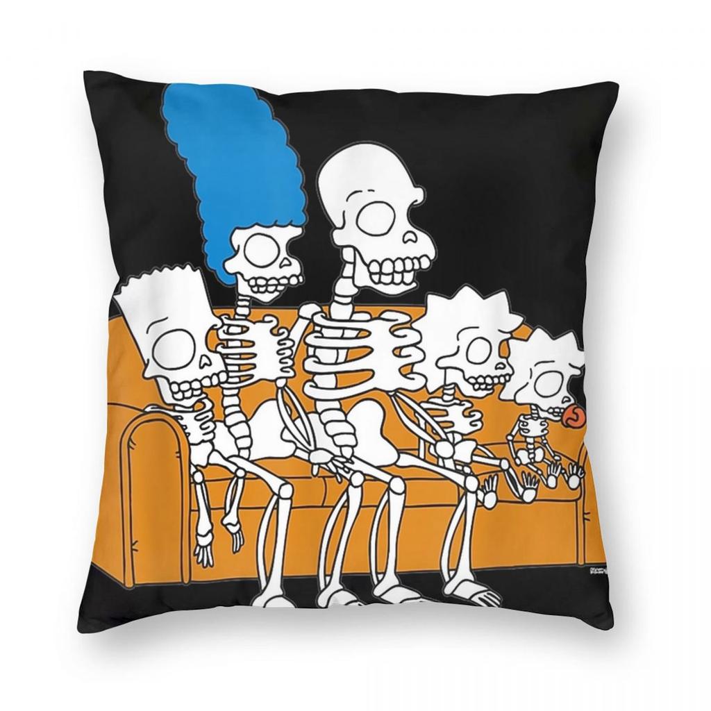 Homer In The Bushes Simpsons Pillowcase Soft Polyester Cushion Cover Gift Throw Pillow Case Cover Home Dropshipping 45*45Cm