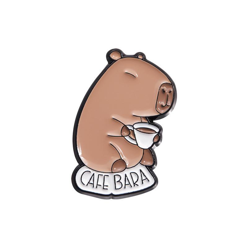 Animal Versatile Capybara Pins Set Perfect For Collectors Looking For Unique Pieces Decorative