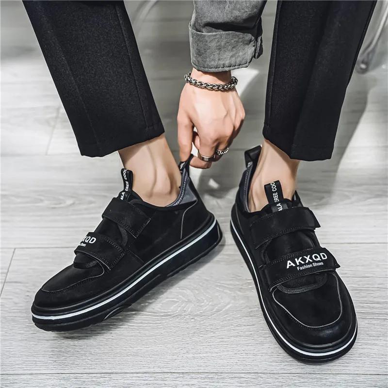 Skateboard Herren-Sneaker Plateau Sportschuhe Freizeitsneaker Weiche und Bequeme Sport- und Freizeitschuhe für Herren Mode