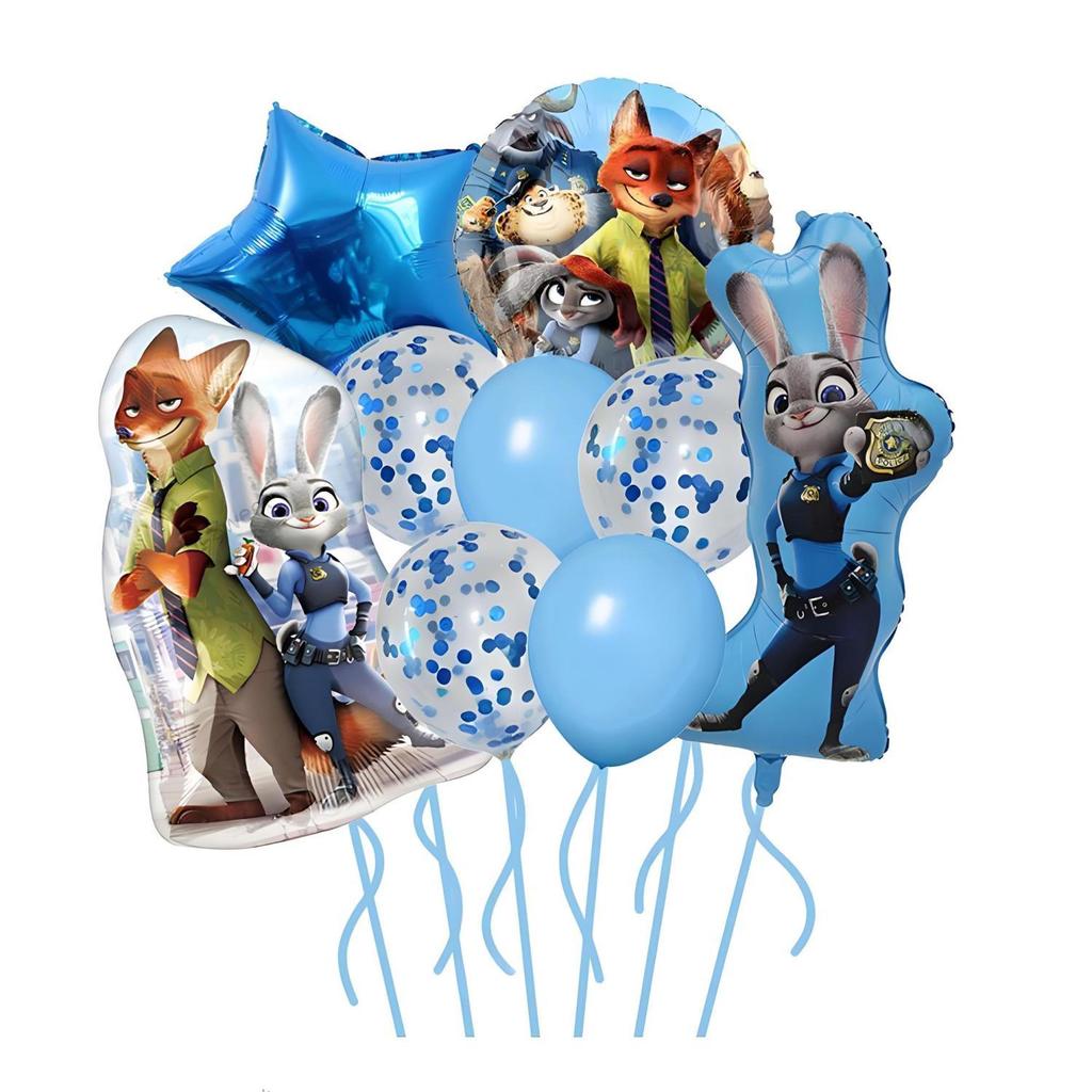 Zootopia Themed Party Balloon Set Children's Birthday Party Decoration Supplies