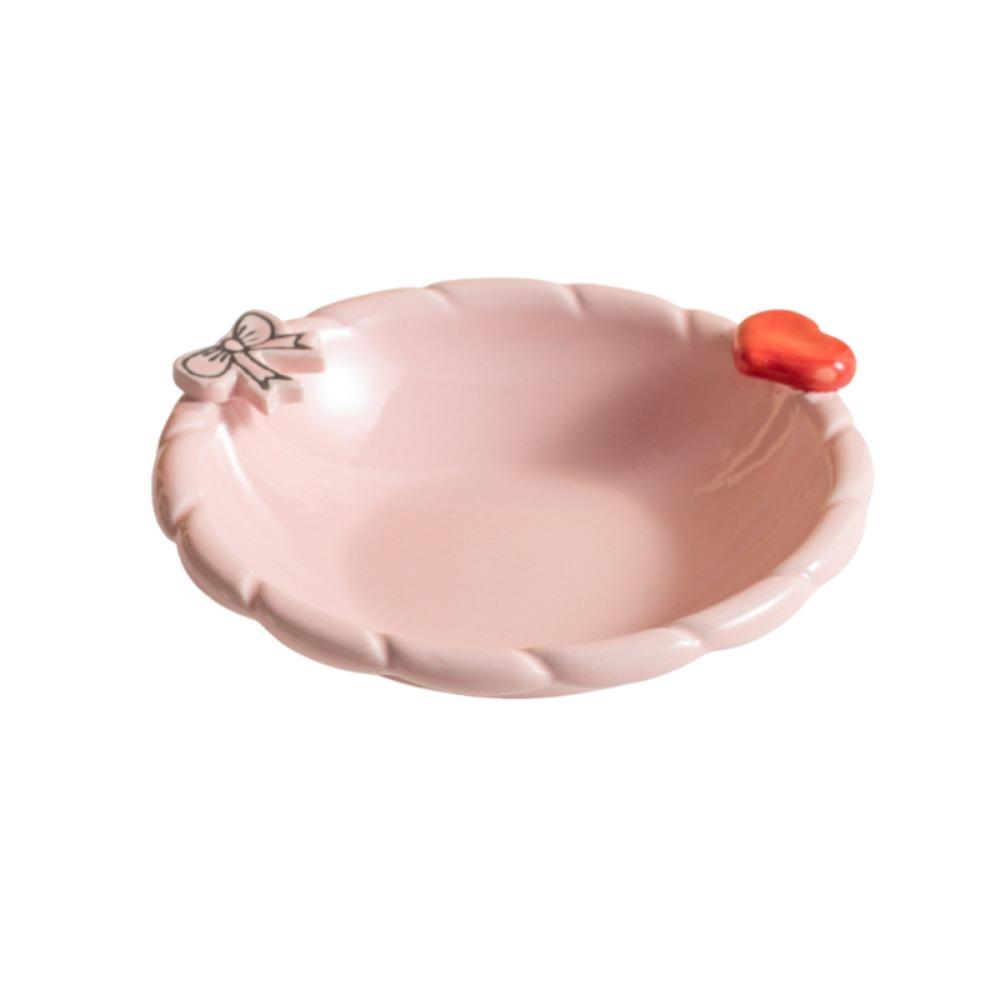 Ceramic Pet Food Water Bowl Cute Pet Food Dispenser Multifunction Elevated Cat Bowl  Pet Supplies