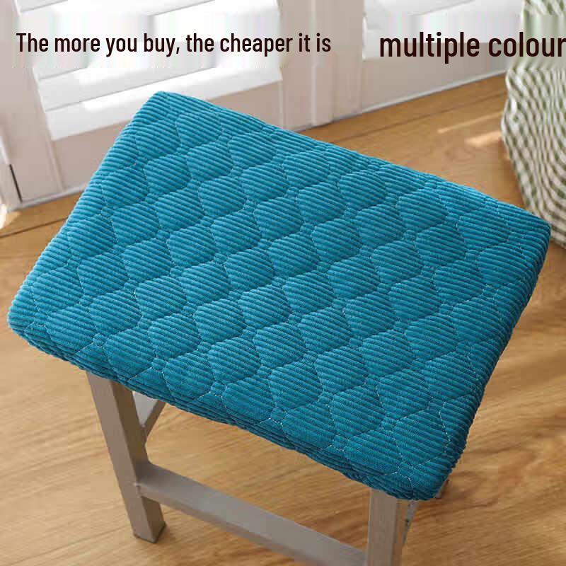 Rechteckige Hocker-Kissenhülle