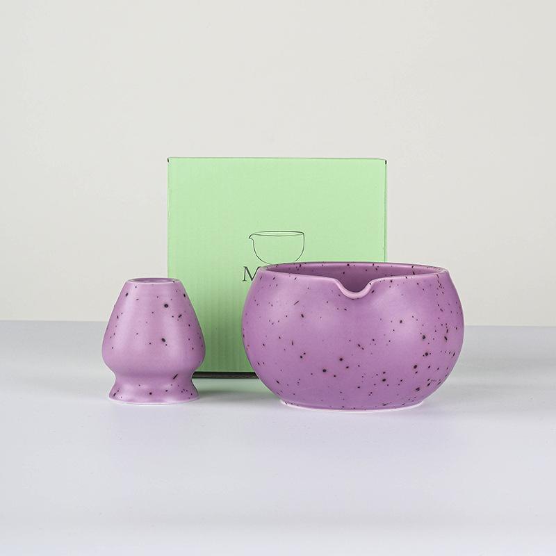 1116 New Matcha Set Ceramic Matcha Bowl Gift Box Japanese Matcha Tea Set 1 Pieces Traditional Green Tea Etiquette Accessories