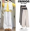 Glutinous Rice Pants Women's Spring and Autumn New Casual Loose Lazy Drape Narrow Version Small Straight Wide-leg Pants