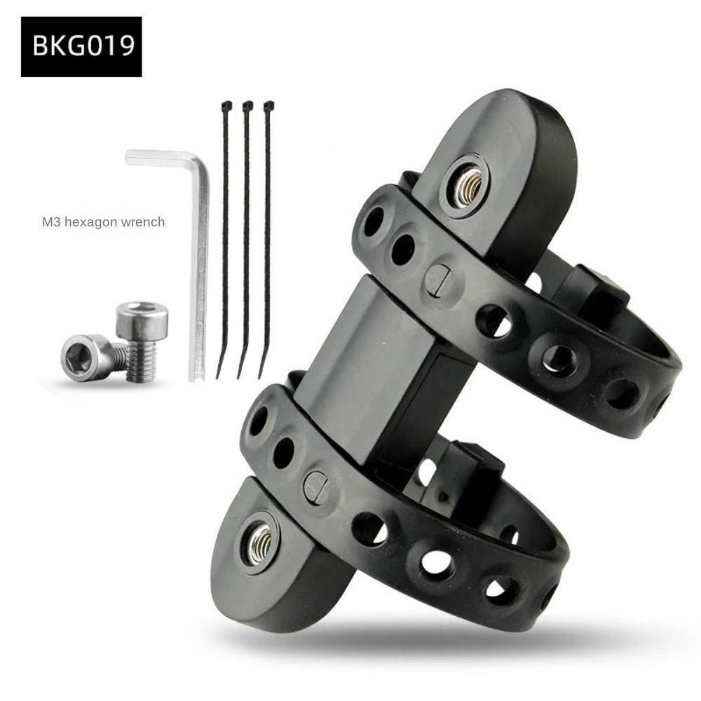 Befestigungsclip Fahrradkesselständer Basis Verstellbar Multifunktional Fahrradflaschenhalter Halterung Adapter Silikon Rutschfest
