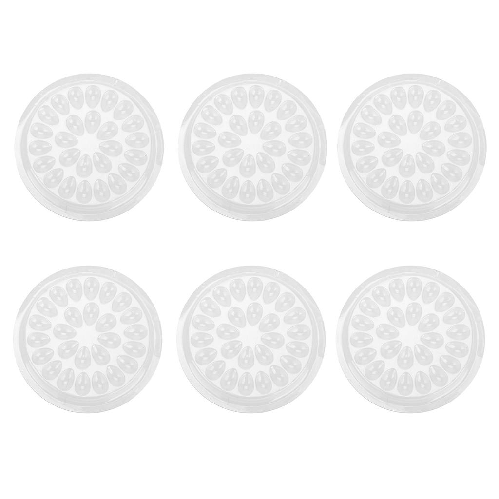 Disposable Eyelash Glue Holder, Transparent Plastic Eyelash Extension Glue Holder with PVC Material, for Eyelash Extension and Tattoo