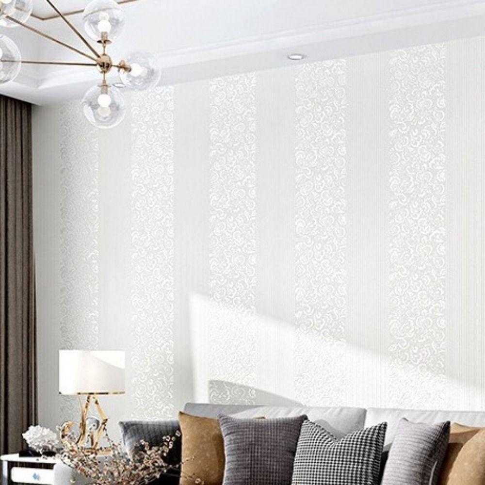 Non-self-adhesive Sculptured Patterns Wallpaper 9.5M TV Background Wall Paper Home Decor