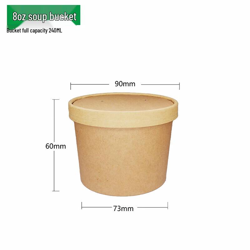 Disposable Kraft Paper Bucket Meal Box