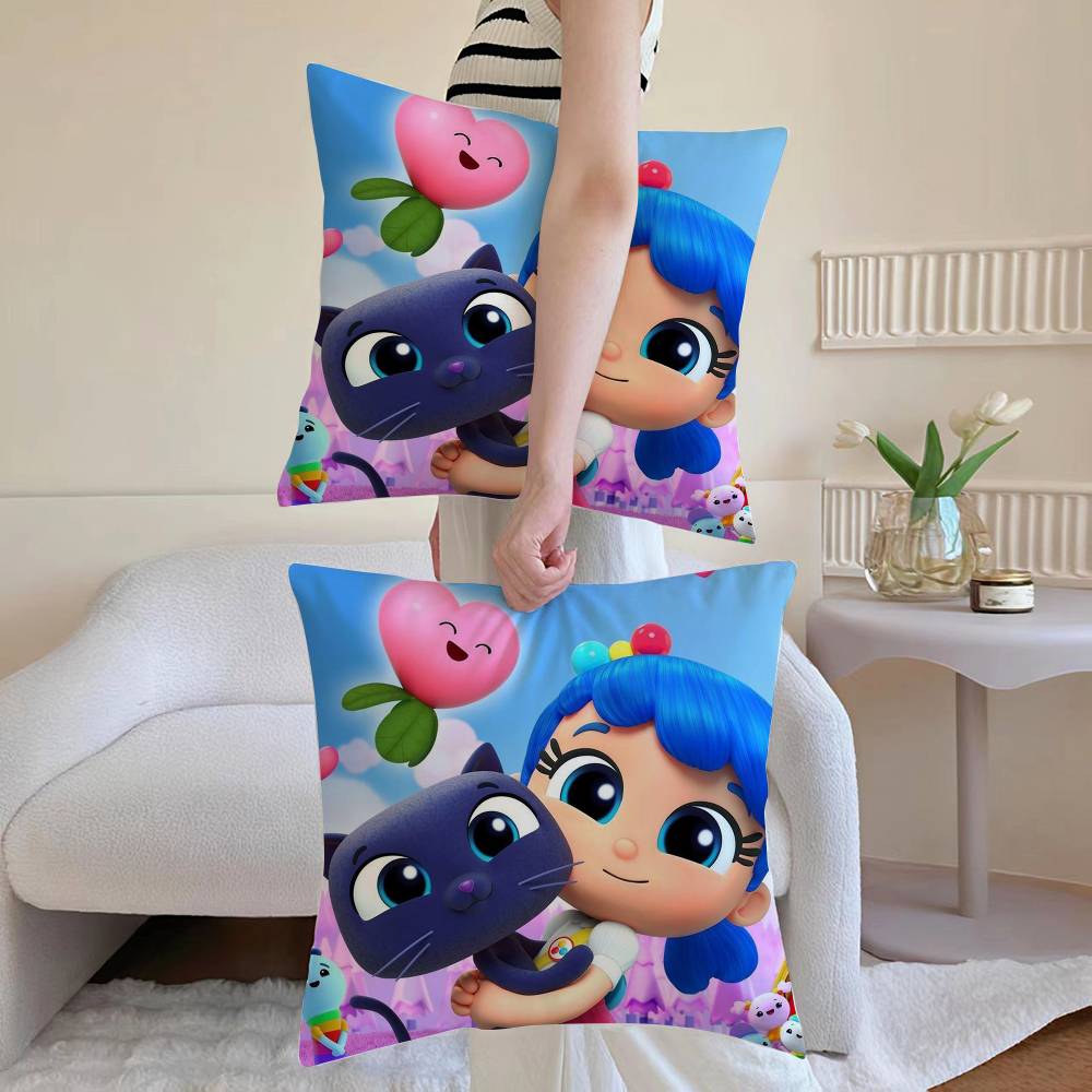 A-Ader E-Error Pillow Case Anti-dustmite Pillowcase Invisible Zipper Silky Sofa Cushion Cover