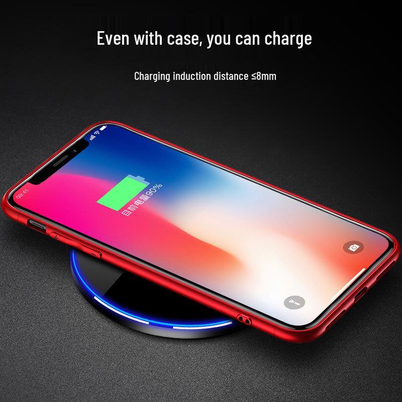 Ultra-Thin 15W Wireless Charger, Fast Charging for Apple, Vivo, Huawei, and Oppo Phones