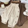 Frühling Herbst Kinder Freizeithose 2-6T Mädchen Blumenstickerei Baumwollhose Kinder Elastischer Bund Outdoorhose Baby Mädchen Stoff