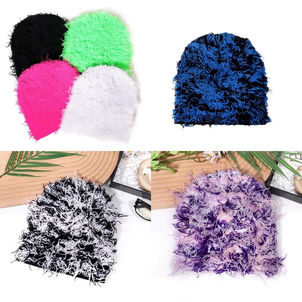 Street Fashion Short Knit Cap With Acrylic Material For Casual Winter Wear