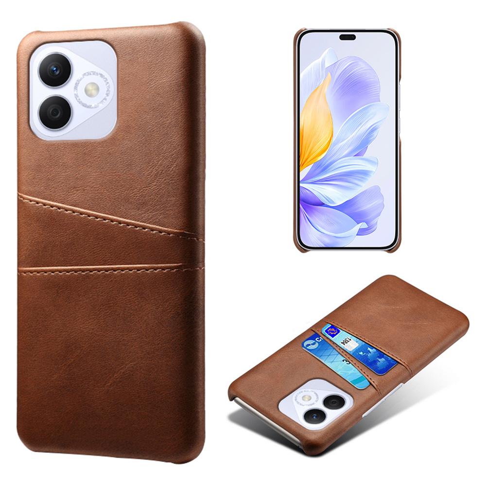 For Honor X60i 5G Case Dual Card Slots PU Leather+Hard PC Phone Cover
