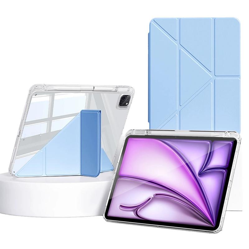 For IPad Huawei Xiaomi Redmi Protective Case Air56 Acrylic Y-Fold Pen Slot 11.5S Tablet Case