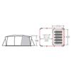 Ogawa Outdoor Camping Inner Tent Apollon 5 Person Inner Light Gray X Dark Brown 3517 T/C