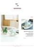 Modern Minimalist Ceramic Rocking Horse Ornament - Cute Green & Pink Tea Pet Decor for Home