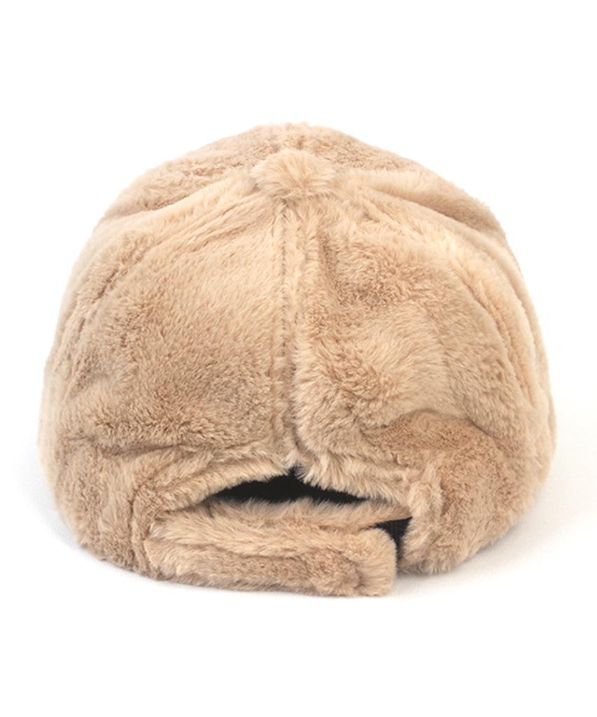 Yunibeosyeolkemiseuteuli Bubble Beige Fur Ballcap