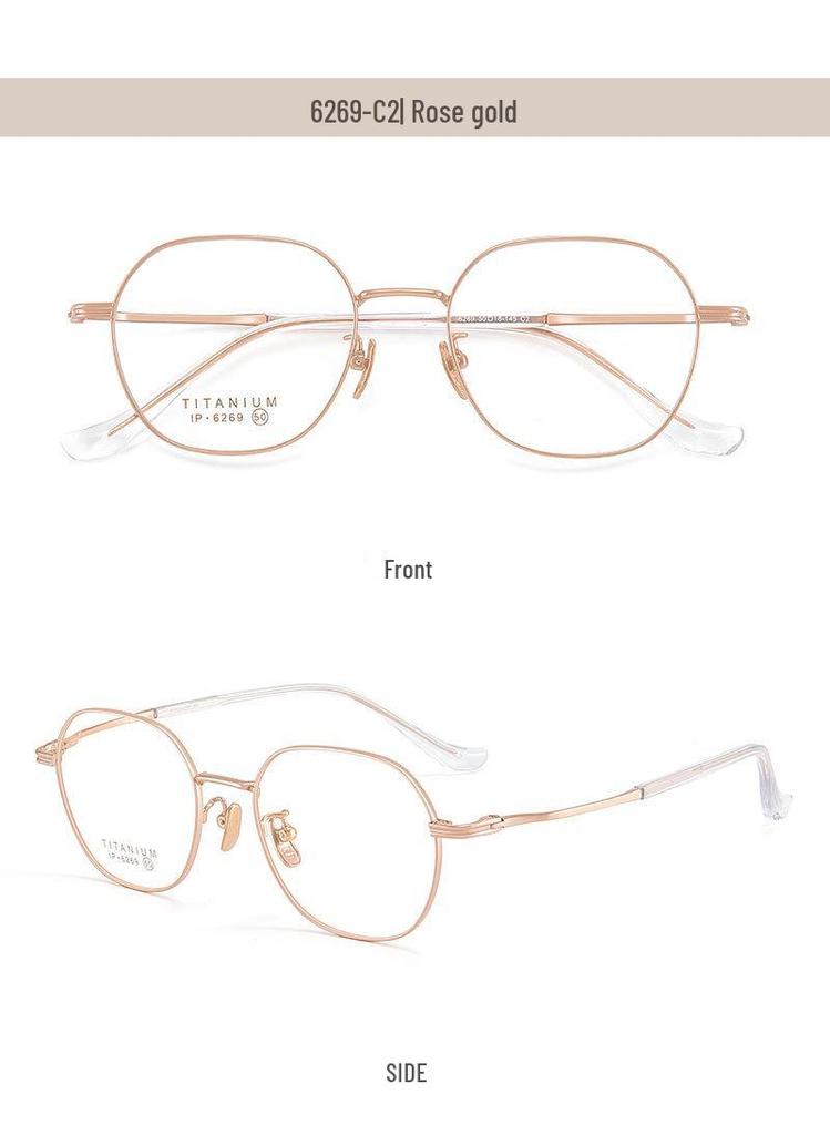 Forest-inspired Oxygen-rich Elegant Pure Titanium Glasses with Gentle, Non-pinching High-elastic Titanium Legs