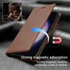 For Samsung Galaxy S25 Edge Wallet Case Magnetic Closure PU Leather Phone Cover