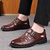Leather Sandals Men's 2025 Summer Dress Hole Shoes Bag Head Hollow Leather Shoes Men's Shoes 2025