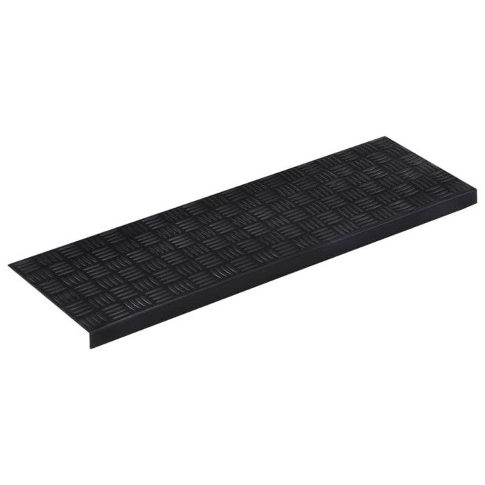 Marches d'escalier - VIDAXL - 25x75 cm - Caoutchouc Antidérapant - Durable - Facile à nettoyer