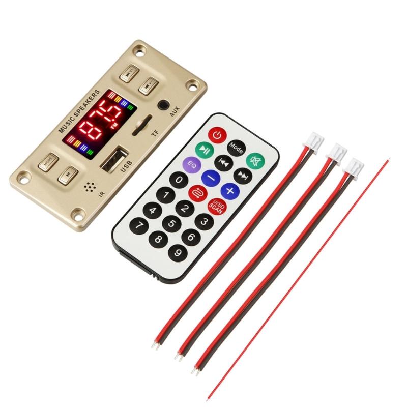 

Y05 Bluetooth5.0-compatible Car MP3 Decoder Board Music Player Speakers- for Handsfree Phone Call Car Radio Module TF FM